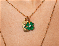 Pendente Rue des Mille Donna in Ottone CB-LCN 101 - CB-LCN 101